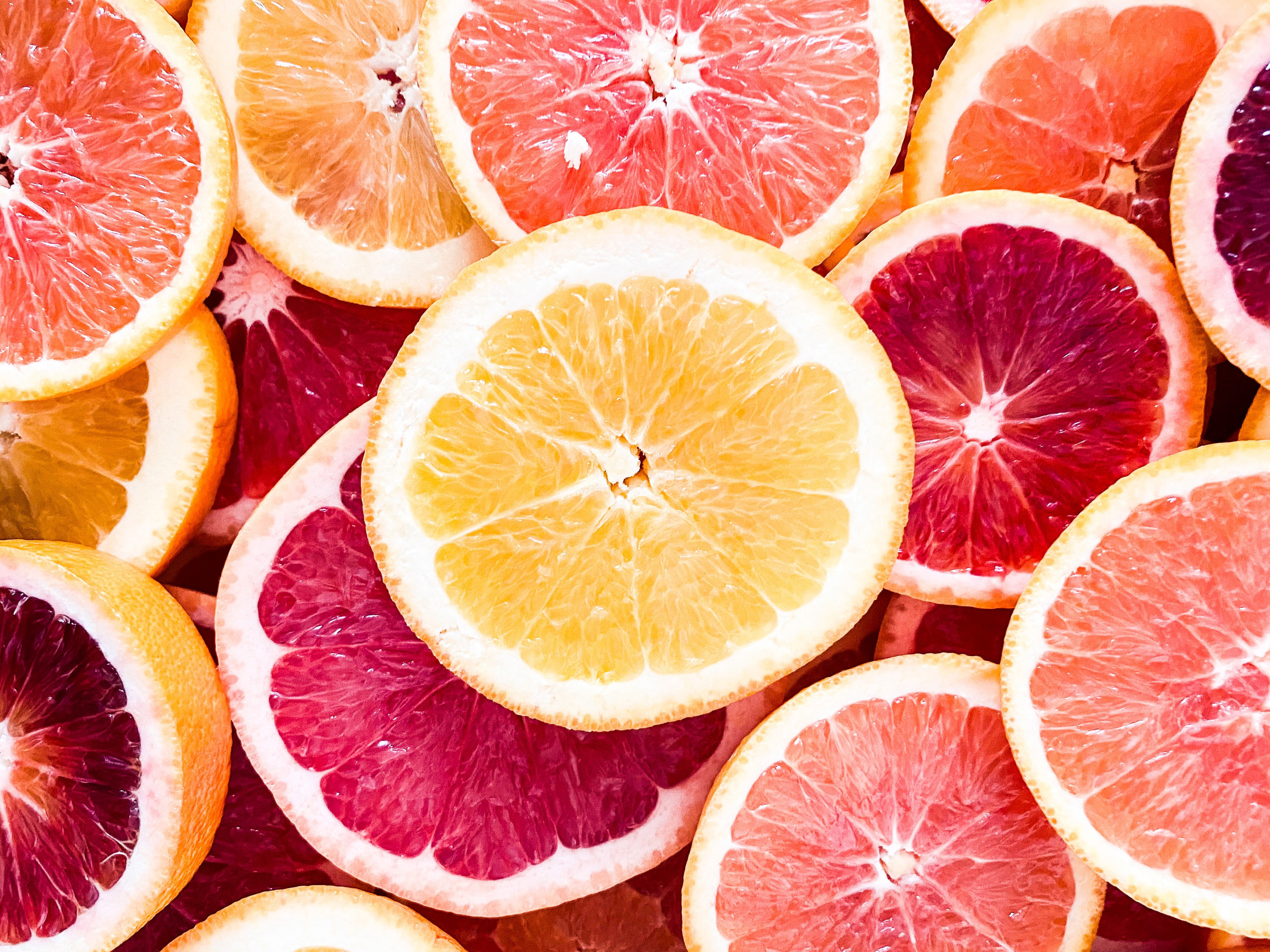 Sliced Grapefruit